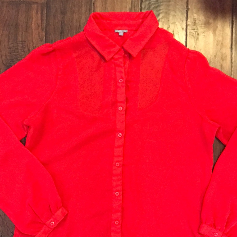 Button Down with Caged Back - Picture 3 of 5